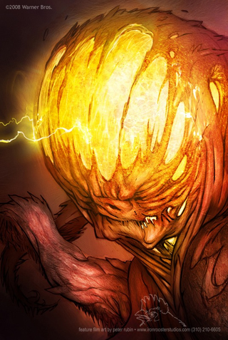 Illustration for article titled Rejected Green Lantern concept art shows off a very different Parallax